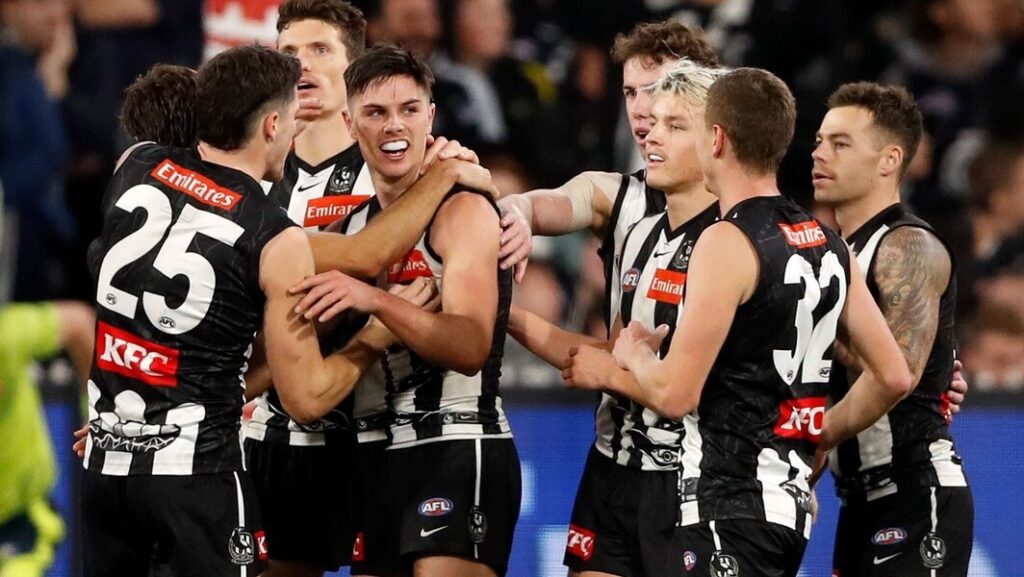 Breaking news: Pies emerge victorious in thrilling VFL match against Blues: Important insights