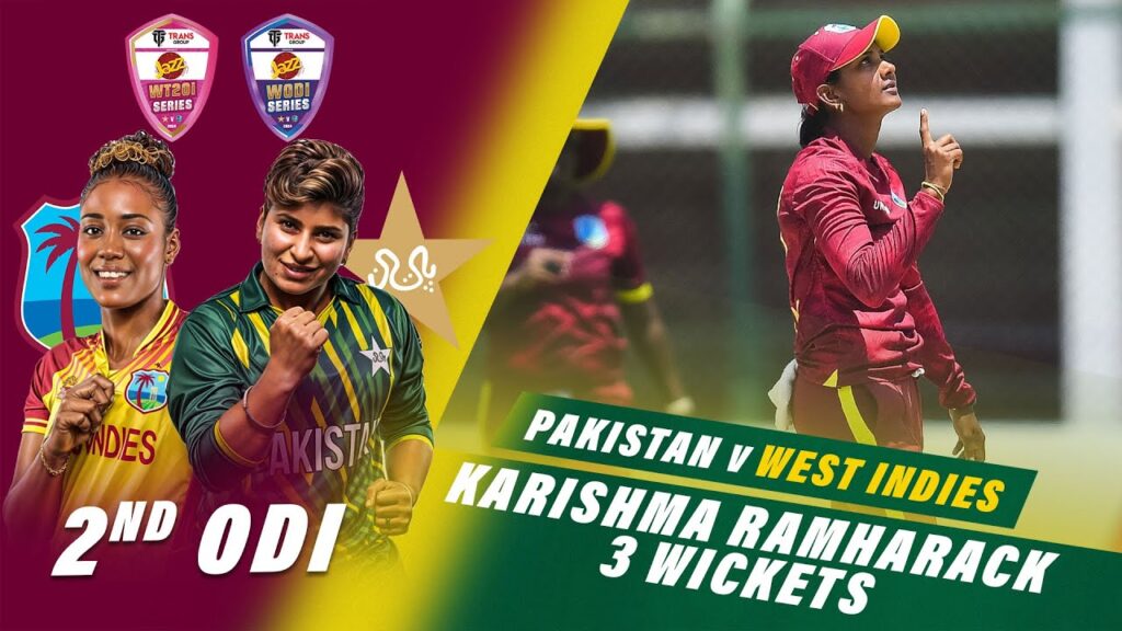 Ramharack’s standout performance contributes to Windies Women’s victory in the ODI series against Pakistan, making it a memorable day for the team.